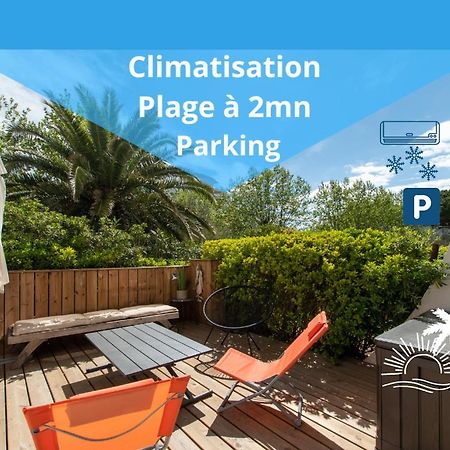 Le Murmure Du Palmier * Mer A 2 Min * Parking Prive * Terrasse La Grande Motte Exteriör bild